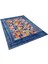 Modern El Dokuma Patchwork Halı Mozaik Detaylı Mavi 4 m2 Ölçü;170 x 240 2