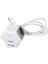 3lü Usb+ Type-C Girişli Anahtarlı 1.5 Metre Grup Priz VE-G903YC (4887) 3