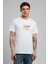 Orsino Erkek O Yaka T-Shirt Beyaz 2