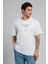 Nora Erkek O Yaka T-Shirt Beyaz 2