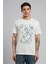 Capela Erkek O Yaka T-Shirt Ekru 2