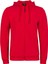 Orgeen Kapşonlu Tam Fermuarlı Sweatshirt Kırmızı 1