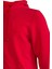 Orgeen Kapşonlu Tam Fermuarlı Sweatshirt Kırmızı 3