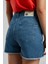 Mila Kadın Jean Şort Etek Denim 5
