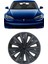 Tesla Model Y Aıry Jant Kapağı Seti 19 Inç, Mat Siyah Renk (4 Adet Set Olarak Satılmaktadır.) 1