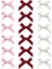 18 Adet Kadın Saç Aksesuarları, Renkli Kurdeleler, Yaylar, Saç Klipleri, Şık, Tatlı, Sevimli Saç Pençe Kayışları, Dantel Elkol: 6BEIGE6PINK6WINERED/BEDEN: Boyut Tüm (Yurt Dışından) 1