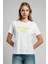 Brighton Kadın O Yaka T-Shirt Beyaz-Y 2