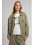 Puble Kadın Dokuma Ceket A. Haki 3