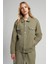 Puble Kadın Dokuma Ceket A. Haki 5