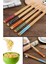 15 Çift Renkli Desenli Bambu Chopstick Yıkanabilir Çin Çubuk Suşi Ramen Noodle Yemek Çubukları 7