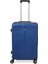 Vertical Line Orta Boy Abs Valiz - Gece Mavisi - 66X45X26 cm 1