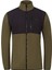 Cliff Erkek Parçalı Ince Polar Sweatshirt Haki 1