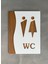 White Pearl Mdf Serisi Wc Yönlendirme Levhası 1