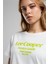 Brighton Kadın O Yaka T-Shirt Beyaz-Y 4