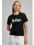 Londonlogo Kadın O Yaka T-Shirt Siyah 2