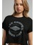 Lorina Kadın O Yaka T-Shirt Siyah 4