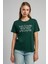 Green Kadın O Yaka T-Shirt Zümrüt 2