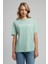 Wave Kadın O Yaka T-Shirt Mint 2