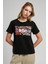 Zebrars Kadın O Yaka T-Shirt Siyah 3