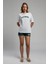 Nina Kadın O Yaka T-Shirt Beyaz 1