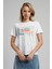 Zebrars Kadın O Yaka T-Shirt Beyaz 2