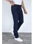 Erkek Regular Kalıp Rahat Kesim Şık Koyu Jeans 3