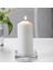 3 Adet Blok Mum Tabağı 10 x 10 x 1,5 cm Ikea 3'lü Set Şeffaf Cam Mumluk Mum Altlığı 3