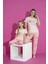 Kadın Likralı Penye(Anne Kız Kombini Yapabilirsiniz) Düğmeli Yazlık Pijama Takımı 3036 4