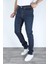 Erkek Regular Fit Rahat Kesim Denim Mavi Jeans 1