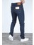 Erkek Regular Fit Rahat Kesim Denim Mavi Jeans 2