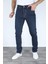 Erkek Regular Fit Rahat Kesim Denim Mavi Jeans 5