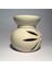 2li Set Bej Beyaz Seramik Lotus Buhurdanlık Mumluk Tealight Mumluk 5