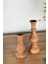 Mumluk Şamdan Ahşap Mumluk 2 Li 1258 3
