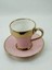 2 Kişilik Porselen Nescafe Fincanı Pembe Renk 4