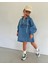 Yigit Butik Kız Çocuk Denim Elbise 1