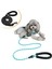 Miracle Omni® Reflektörlü Fosforlu Köpek Gezdirme Halatı Tasma Kayışı Metal Kancalı 130 cm 1