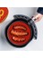® Renkli Isıya Dayanıklı Yıkanılabilir Silikon Fırın ve Airfryer Yuvarlak Pişirme Matı 23 cm 3