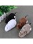 ® Kurmalı Kedi Eğitim Oyuncağı Tüylü Peluş Fare Yakalama Interaktif Sevimli Eğlenceli Oyuncak 4