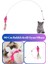 Renkli Zilli Kedi Balık Tutma Oyun Oltası Kırılmaz Peluş Balıklı Oyuncağı Olta 90 cm 2