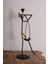 Metal Siyah Dekoratif Kadın Figürü Mumluk 1
