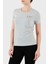 Taşlı Logolu Streç Pamuklu Regular Fit Yuvarlak Yaka T Shirt Bayan T Shirt 7W000492 AF10373 O8002 1
