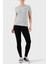 Taşlı Logolu Streç Pamuklu Regular Fit Yuvarlak Yaka T Shirt Bayan T Shirt 7W000492 AF10373 O8002 3