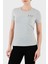 Taşlı Logolu Streç Pamuklu Regular Fit Yuvarlak Yaka T Shirt Bayan T Shirt 7W000492 AF10373 O8002 4