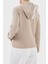 Streç Pamuklu Regular Fit Kapüşonlu Sweat Kadın Sweat 7W000278 AF12501 U6155 2