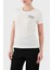 Taşlı Logolu Streç Pamuklu Regular Fit Yuvarlak Yaka T Shirt Bayan T Shirt 7W000492 AF10373 U0005 4