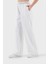 Wide Leg Yüksek Bel Bol Paça Logolu Pantolon Bayan Pantolon 7W000281 AF12501 U0002 4