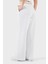 Wide Leg Yüksek Bel Bol Paça Logolu Pantolon Bayan Pantolon 7W000281 AF12501 U0002 5
