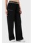 Wide Leg Yüksek Bel Bol Paça Logolu Pantolon Bayan Pantolon 7W000281 AF12501 UC001 5
