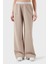 Wide Leg Yüksek Bel Bol Paça Logolu Pantolon Bayan Pantolon 7W000281 AF12501 U6155 1