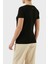 Taşlı Logolu Streç Pamuklu Regular Fit Yuvarlak Yaka T Shirt Bayan T Shirt 7W000492 AF10373 UC001 2